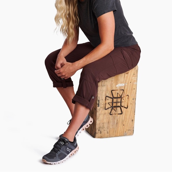 Kuhl Women's Freeflex Roll-Up Pants Size 10 Reg  BARBERRY Hiking Outdoor - Picture 4 of 12